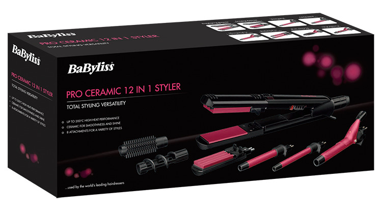 packaging babyliss ceramic 12 in 1